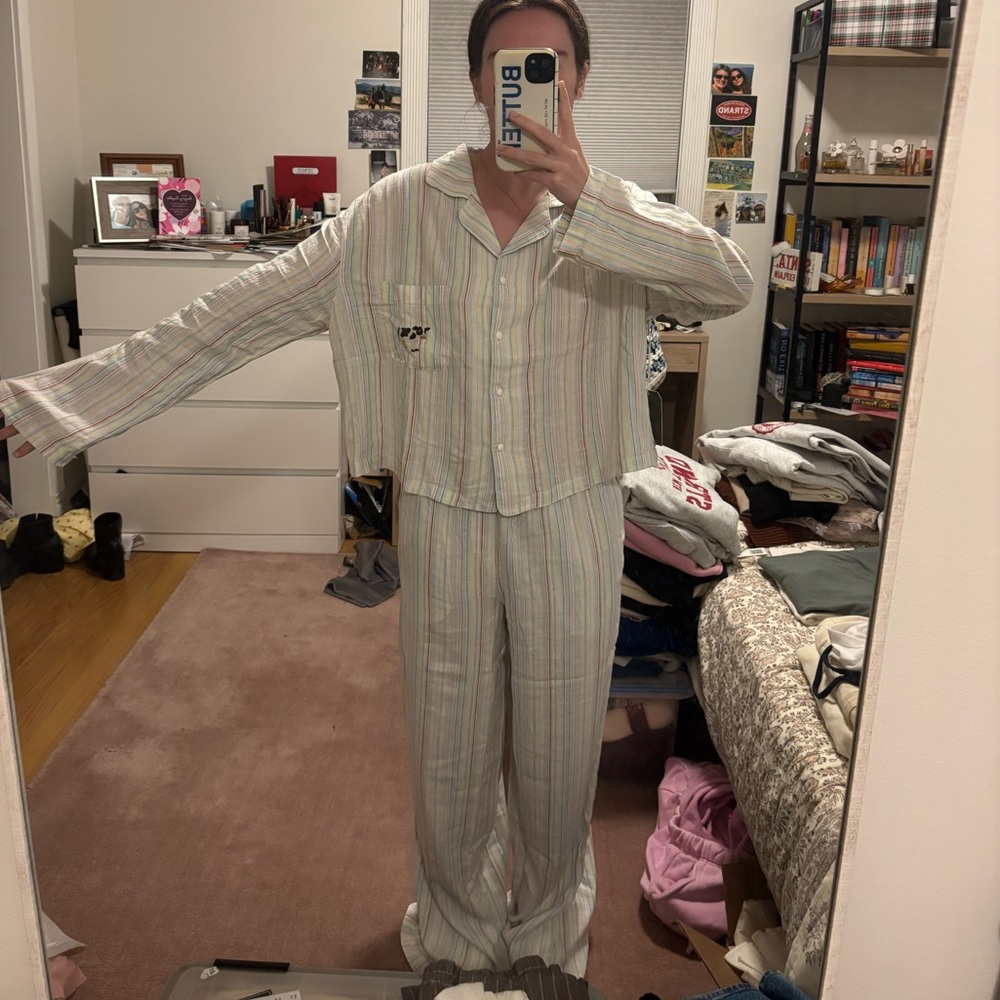 Dairy Boy pajama set with Embroidered Cow - Picture 5 of 9